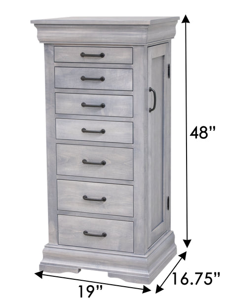 Louis Phillippe Jewelry Armoire