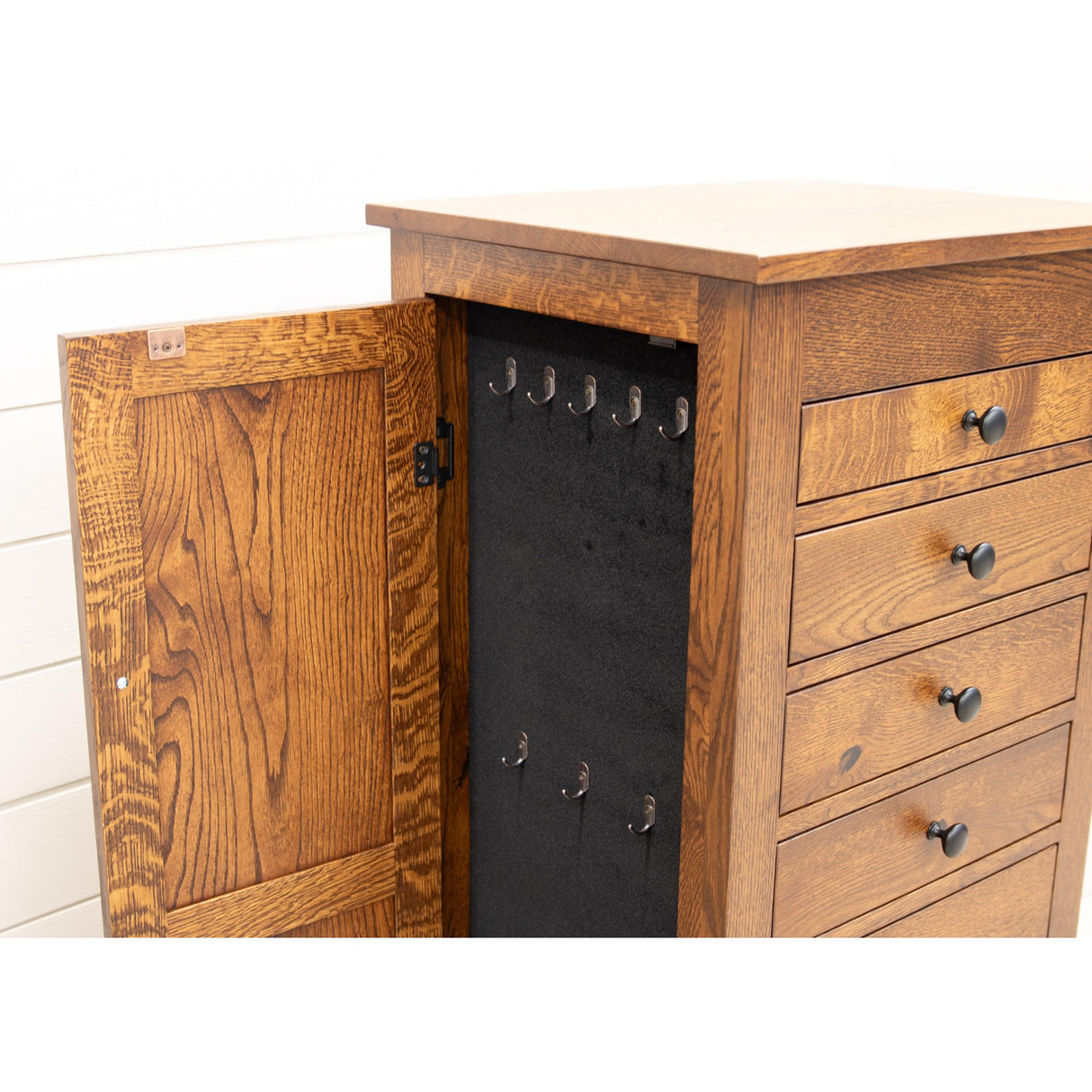 Mission Jewelry Armoire