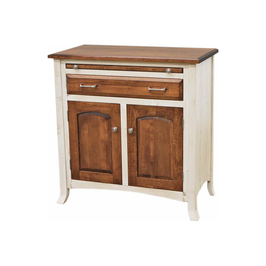 Biltmore White & Wood Buffet - 2-Door | M-CS&BOS