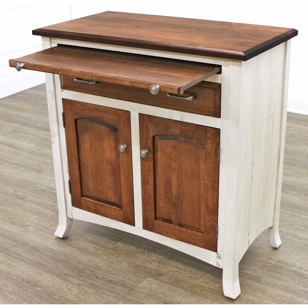 Biltmore White & Wood Buffet - 2-Door | M-CS&BOS