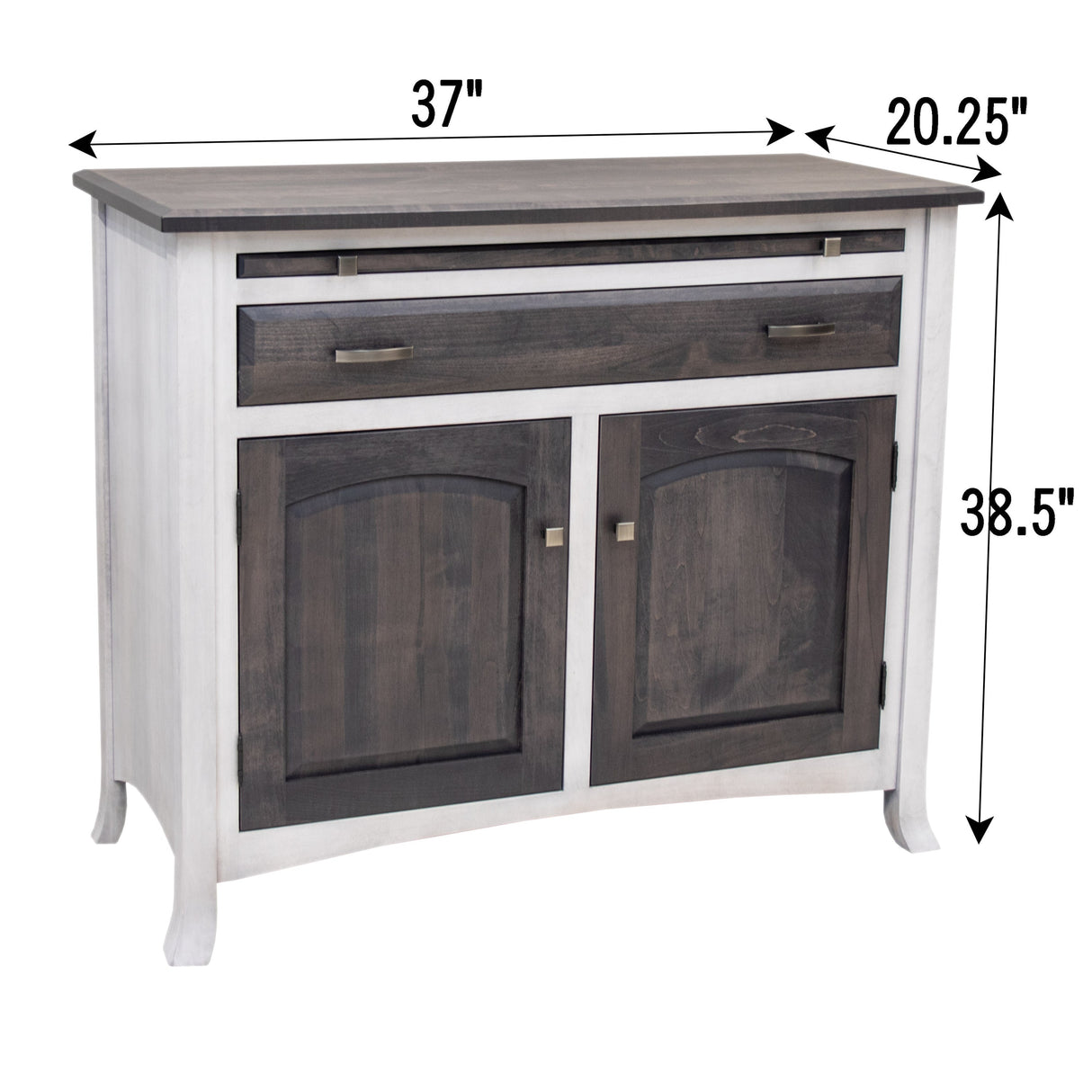 Biltmore White & Wood Buffet - 2-Door | M-AV&GS