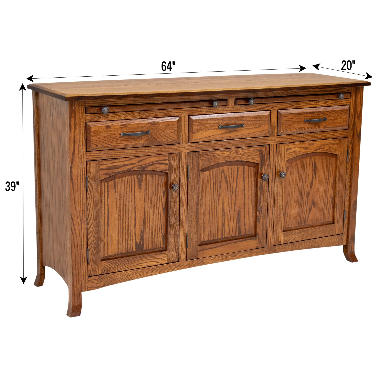 Biltmore Maple Wood Buffet - 3-Door | ASB