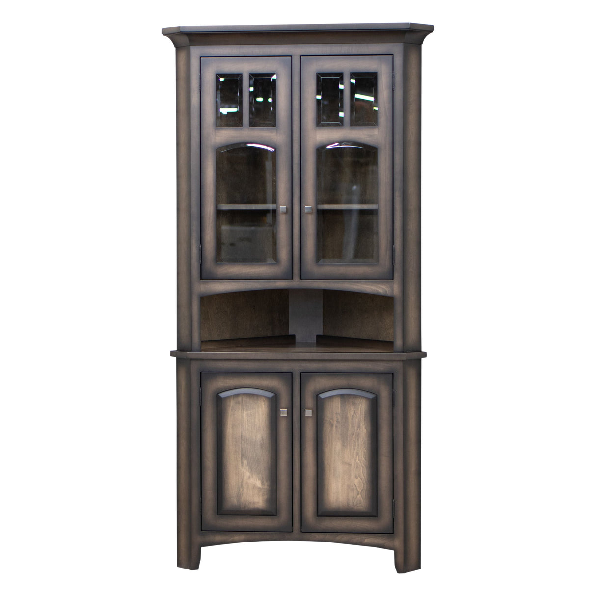 Biltmore Maple Wood Corner Hutch | SP-Burn