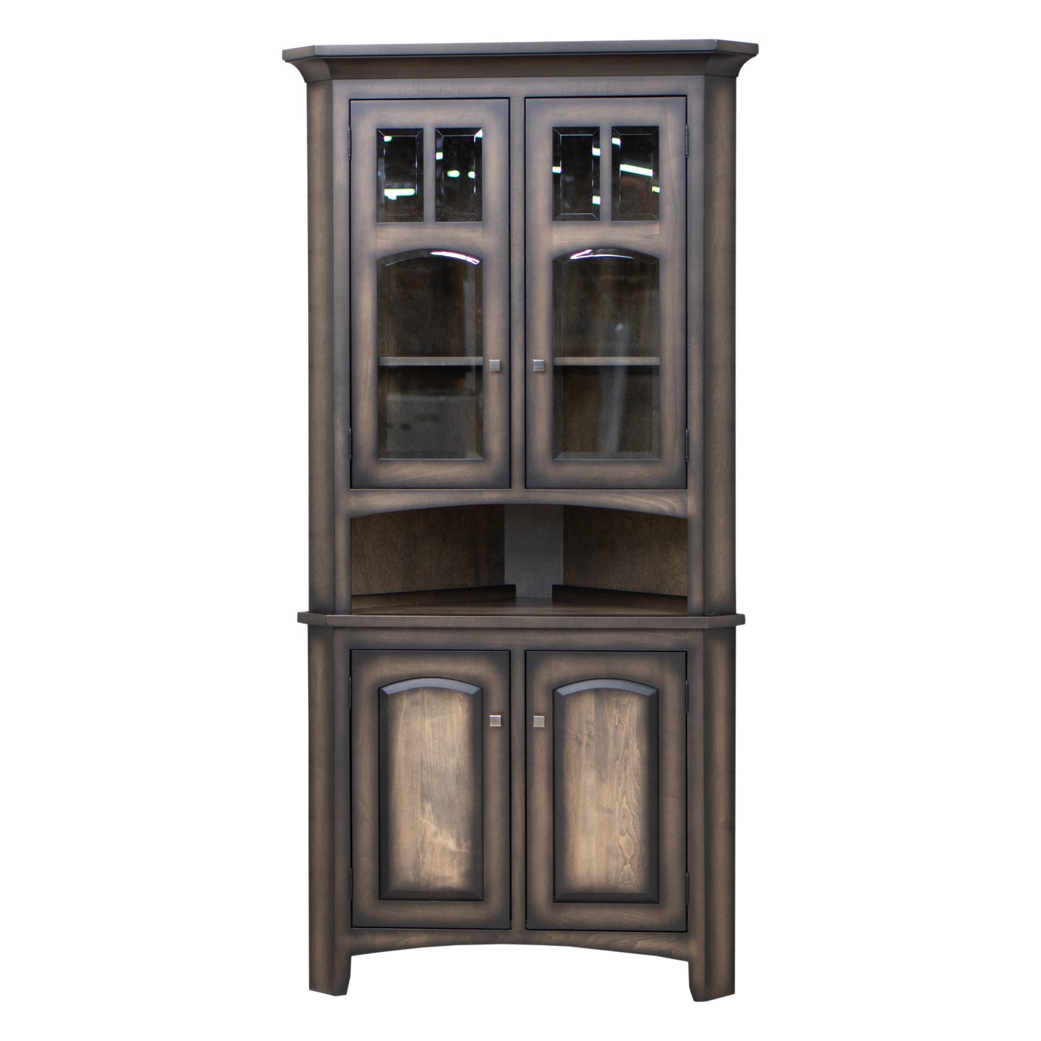 Biltmore Maple Wood Corner Hutch | SP-Burn