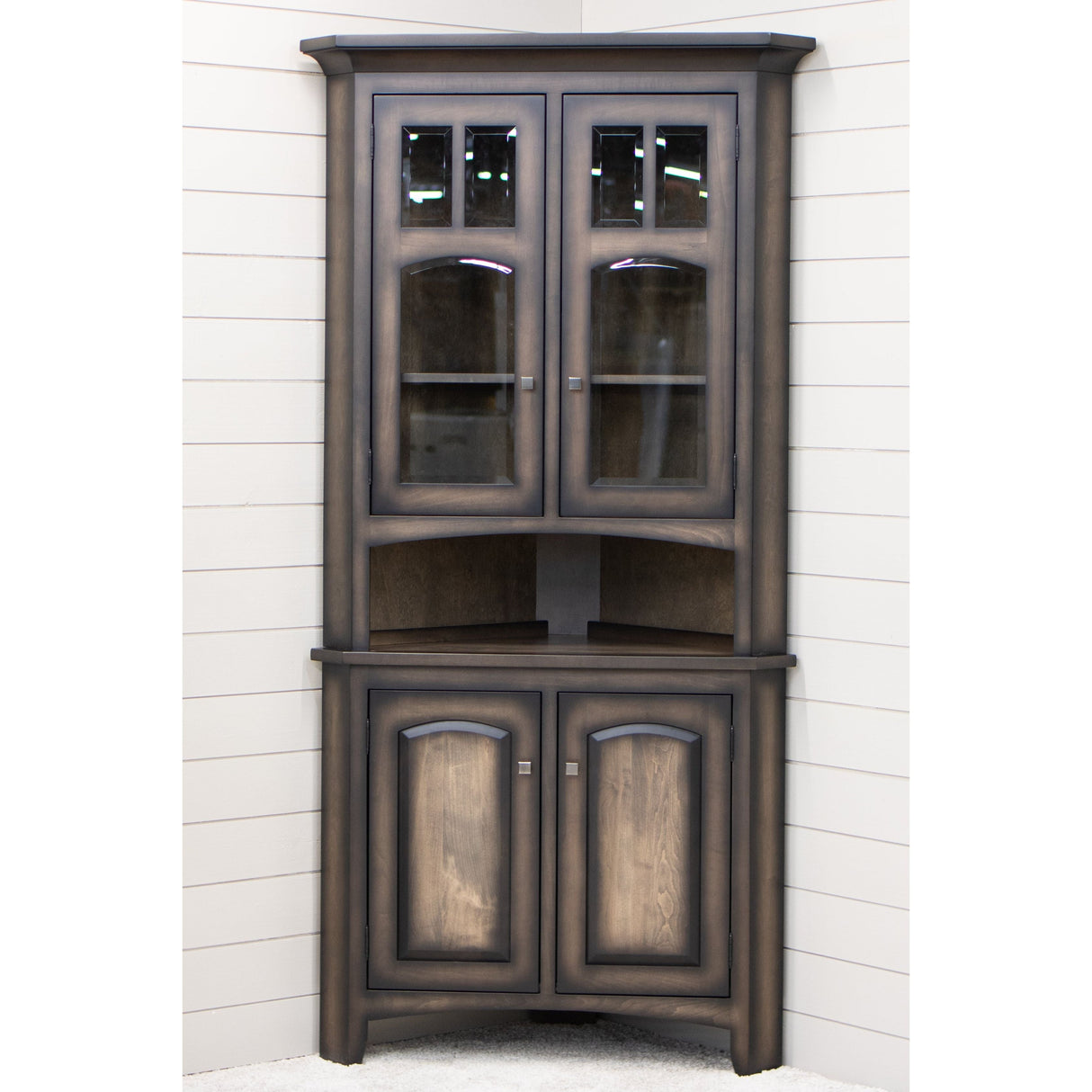 Biltmore Maple Wood Corner Hutch | SP-Burn