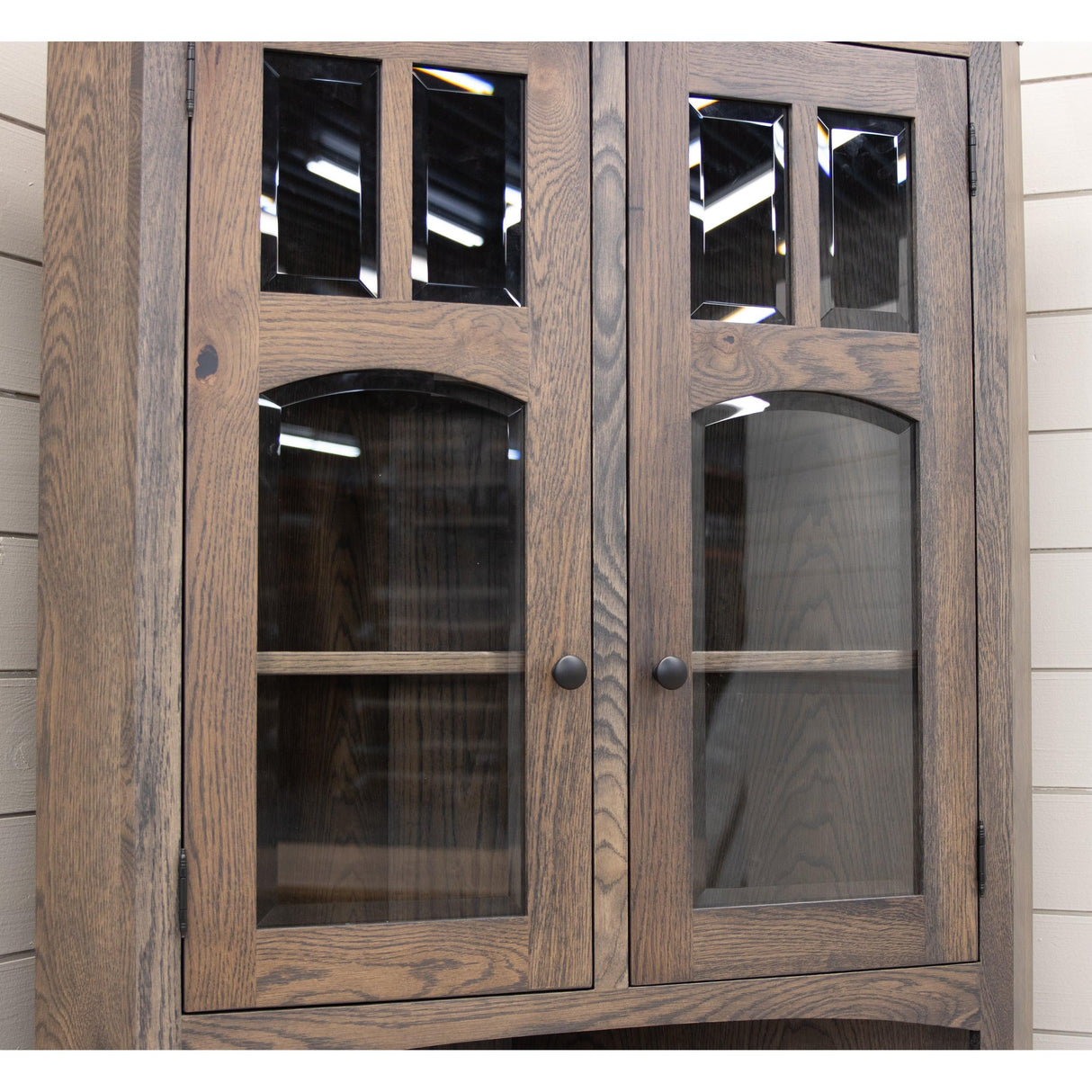 Biltmore White Oak Wood Corner Hutch | SB