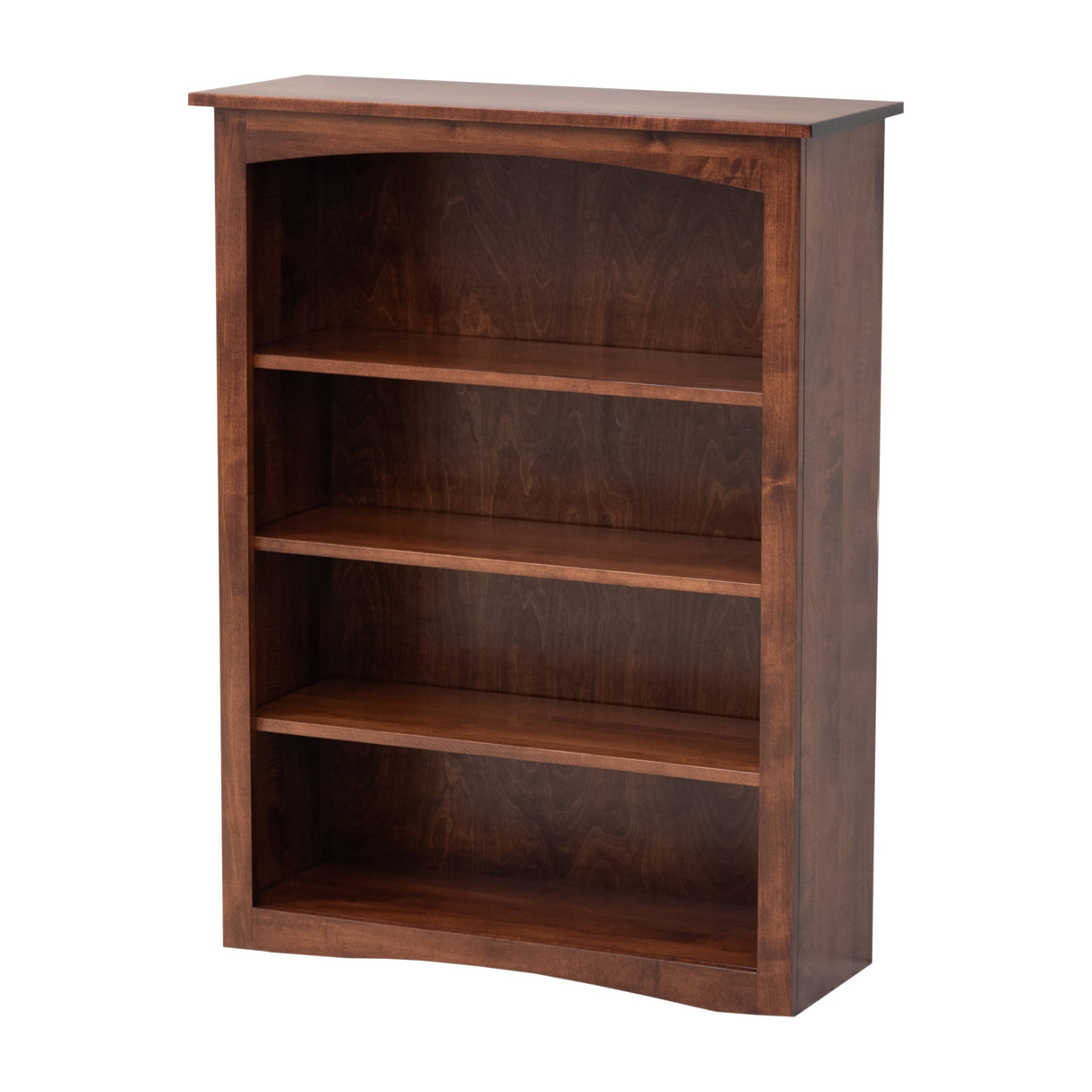 Shaker Solid Maple Wood 48" Bookcase | BOS
