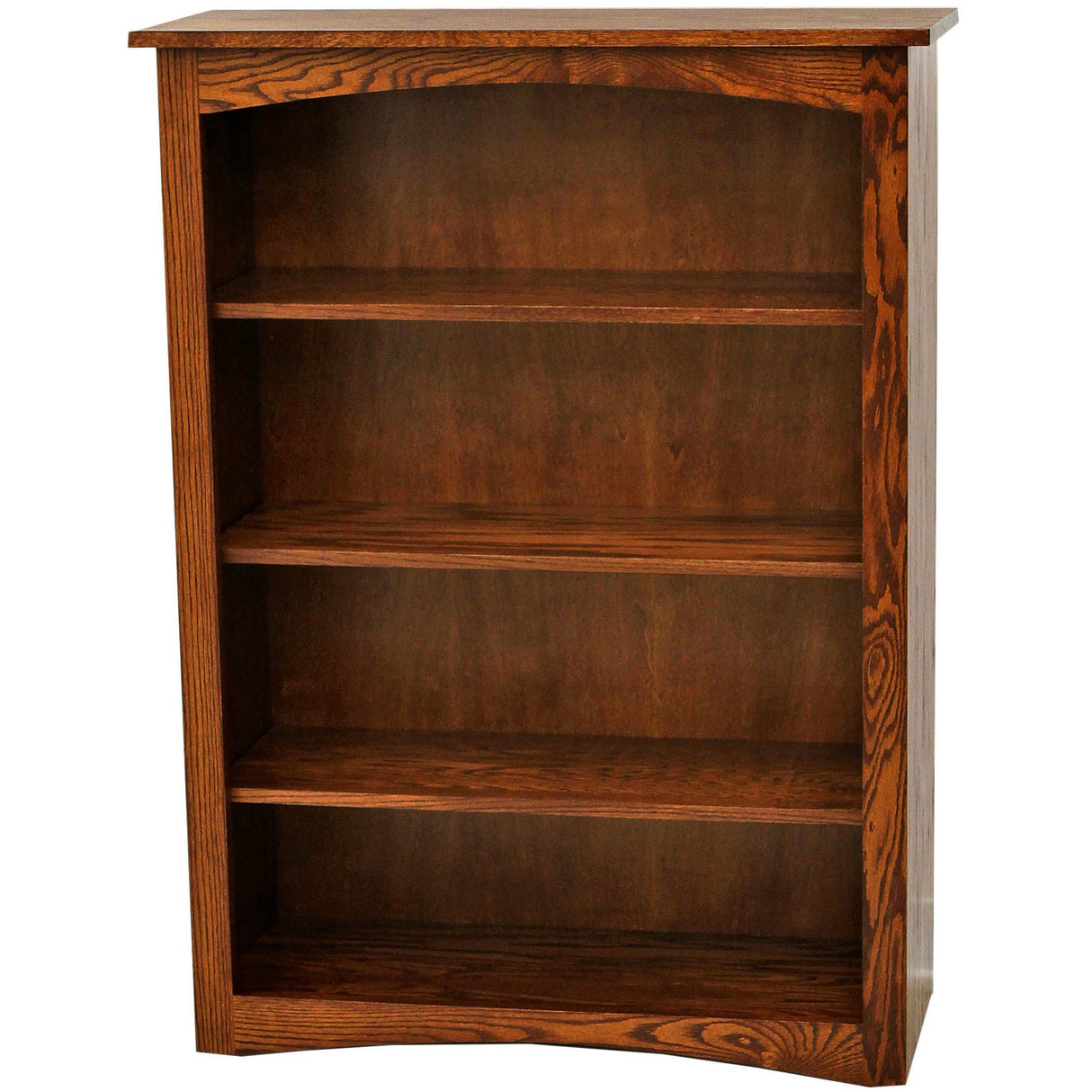 Shaker Solid Oak Wood 48" Bookcase | MC