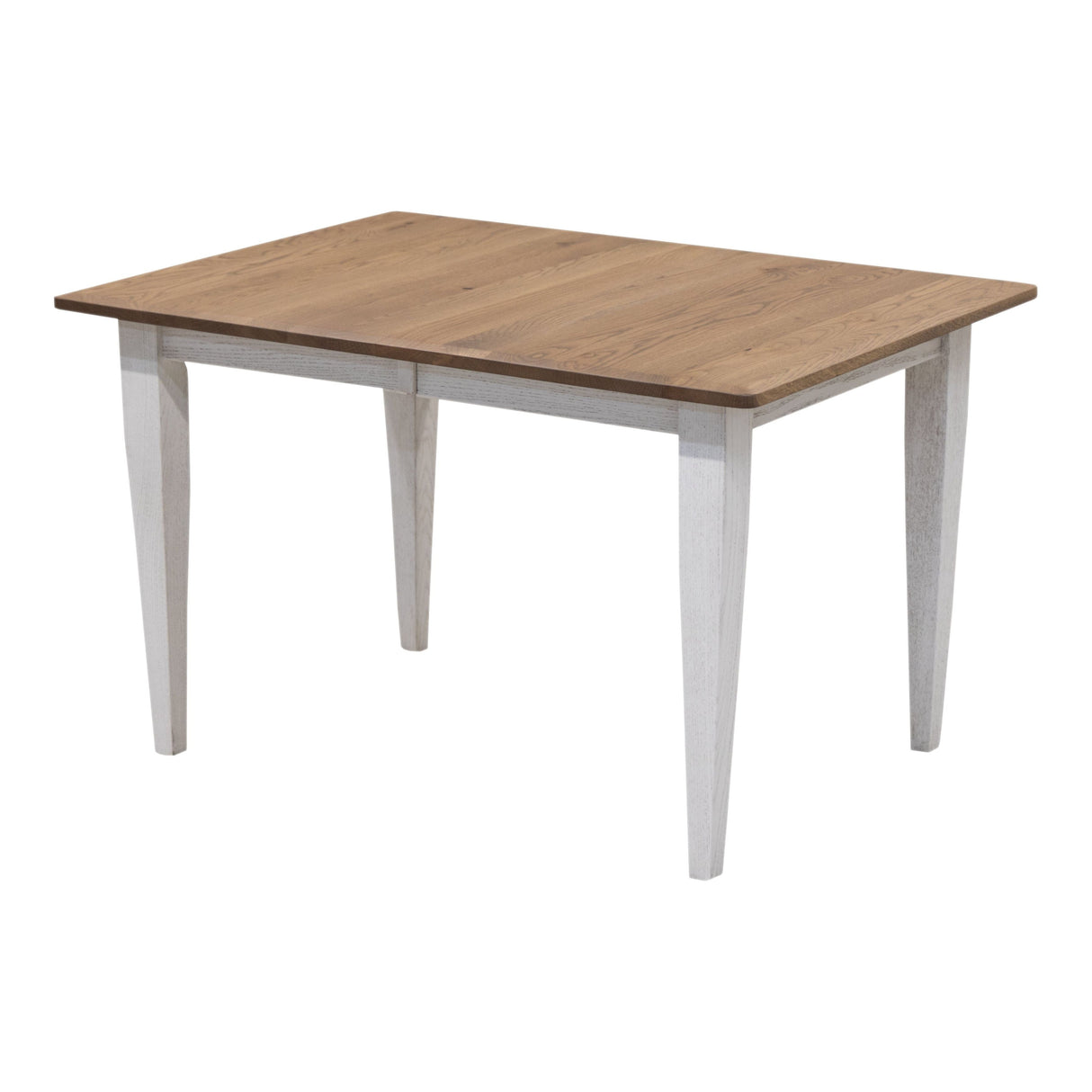 Lakeland Shaker Small White & Wood Extending Dining Table | O-CS&RWO-CO