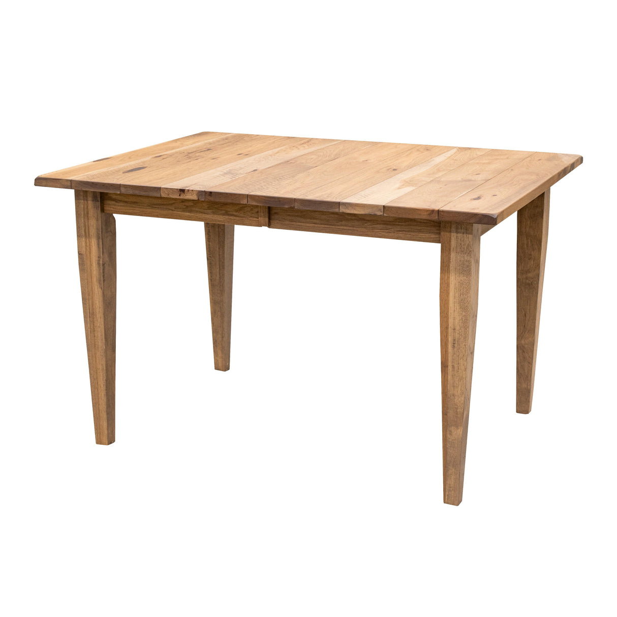 Lakeland Shaker Small Hickory Wood Extending Dining Table | WB