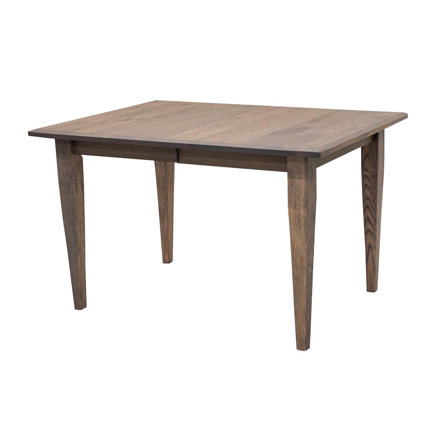 Lakeland Shaker Small White Oak Wood Extending Dining Table | SB