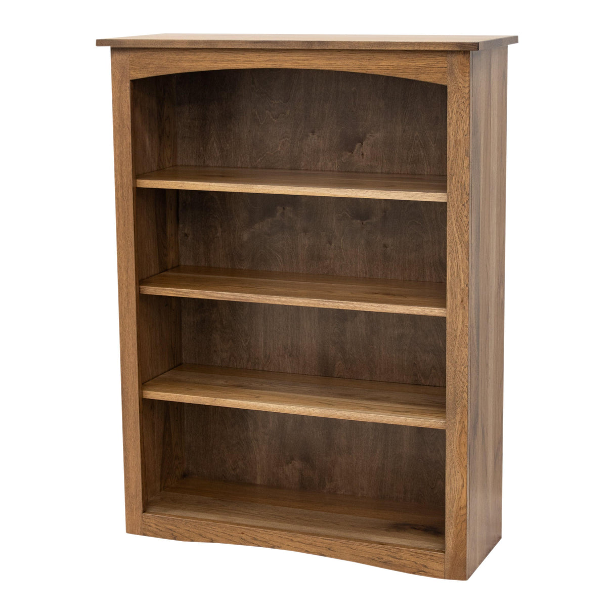 Shaker Solid Hickory Wood 48" Bookcase | CO