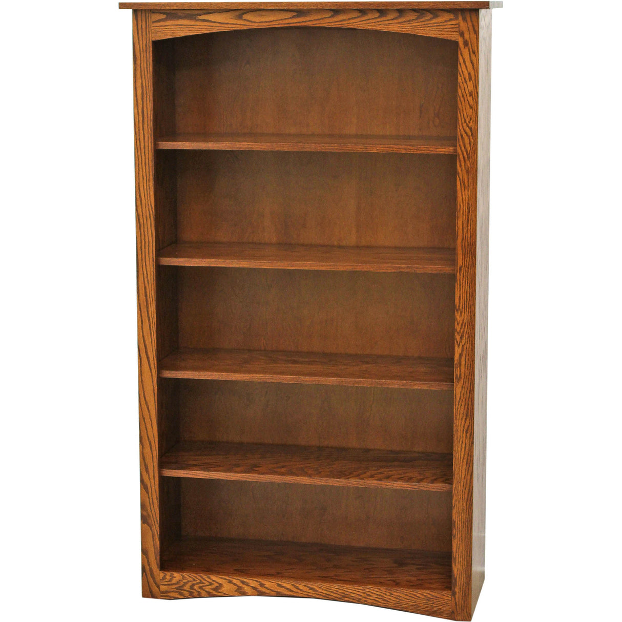 Shaker Solid Oak Wood 60" Bookcase | MC