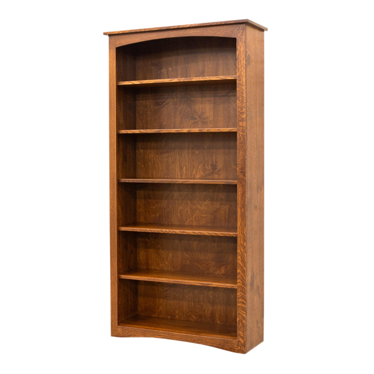 Shaker Solid Quarter Sawn White Oak Wood 72" Bookcase | MC