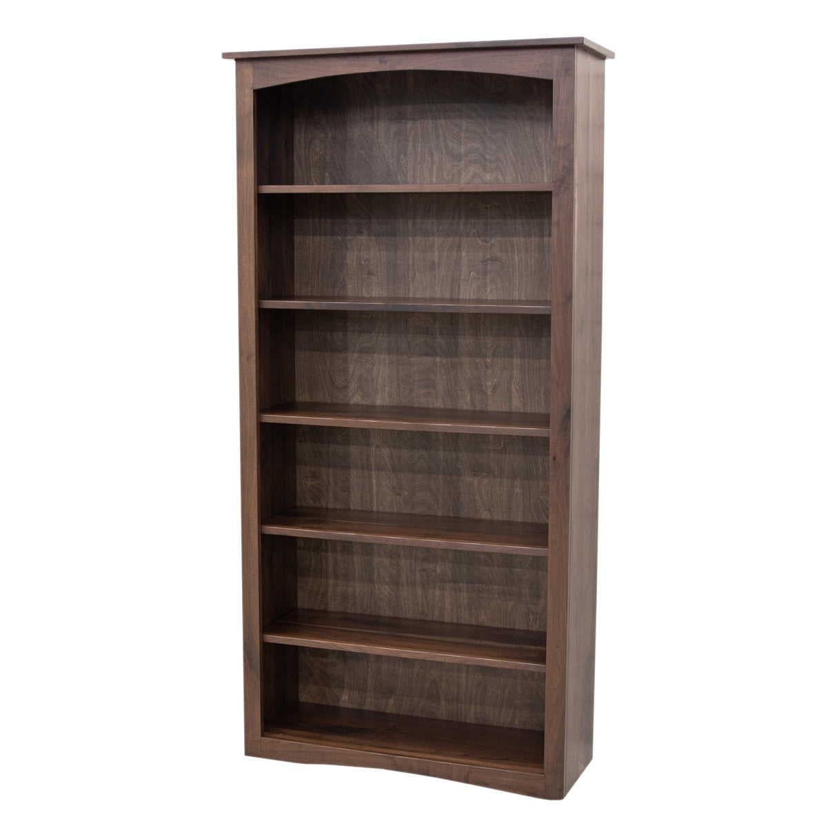 Shaker Solid Walnut Wood 72" Bookcase | CO