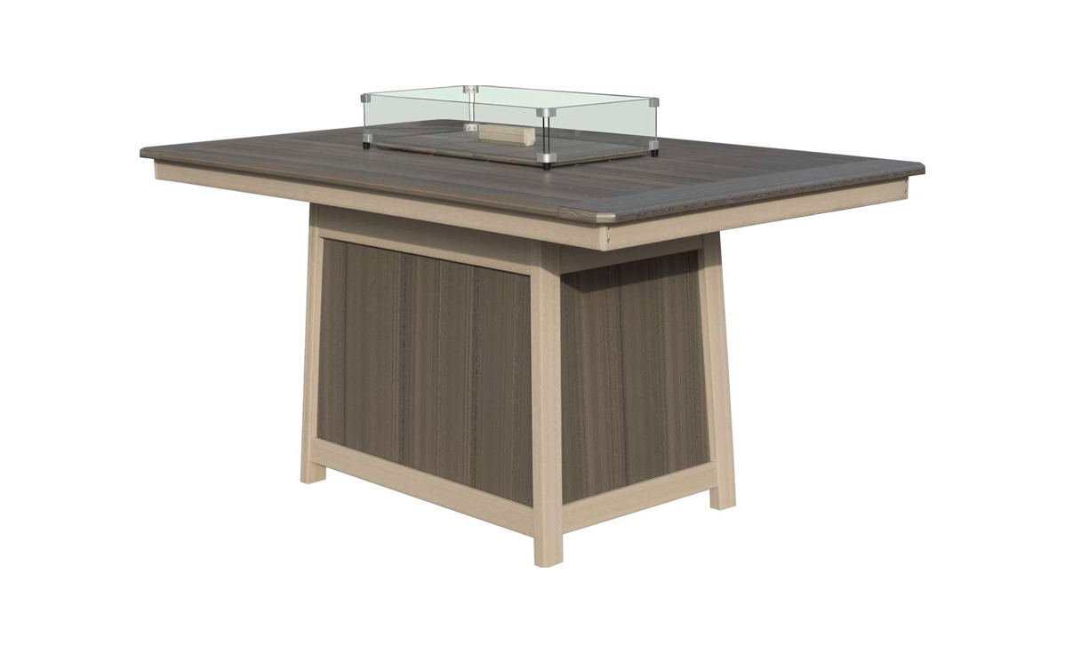 44 x 72 Crystal Firepit Table