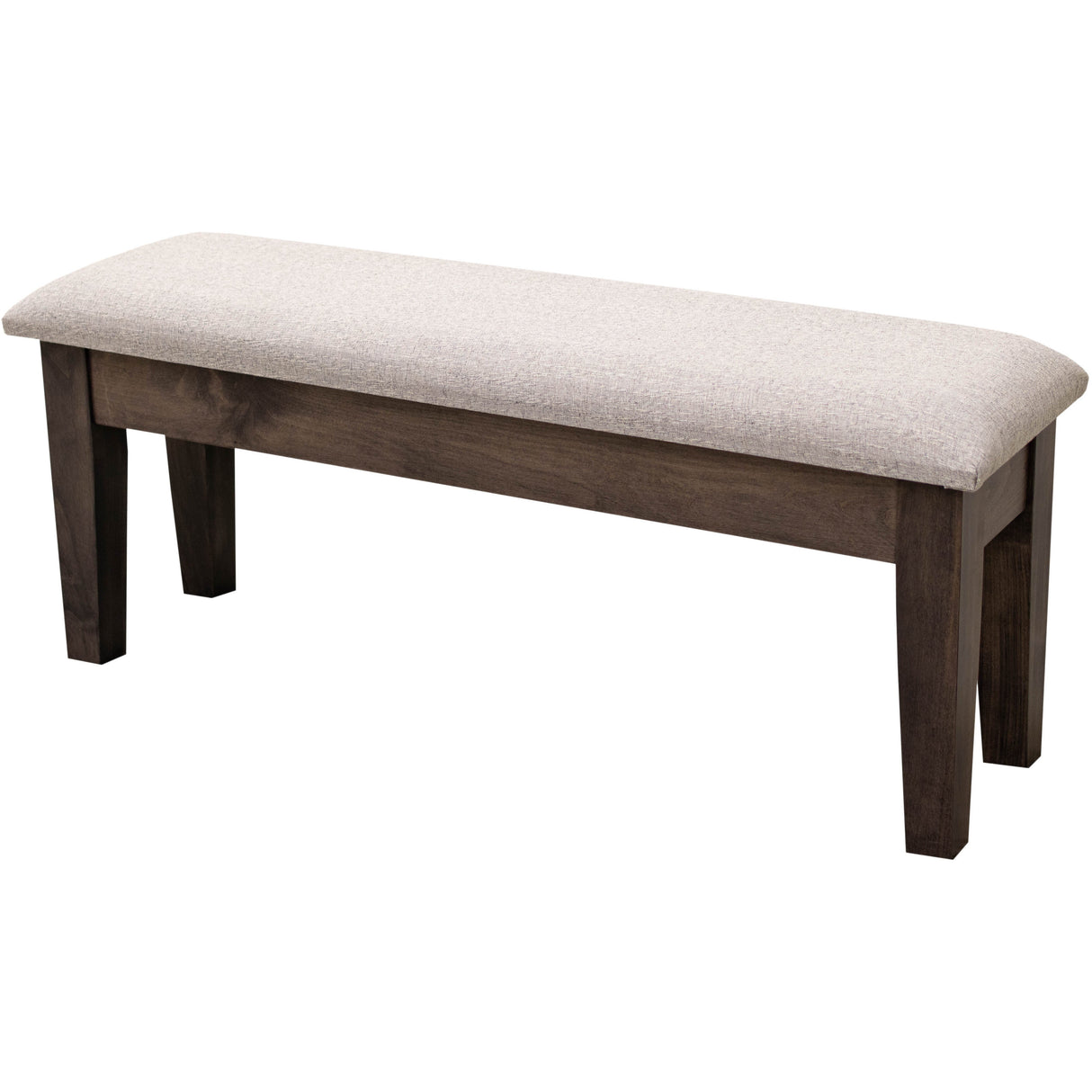 48" Maple Wood Shaker Heavy Leg Bench | GS