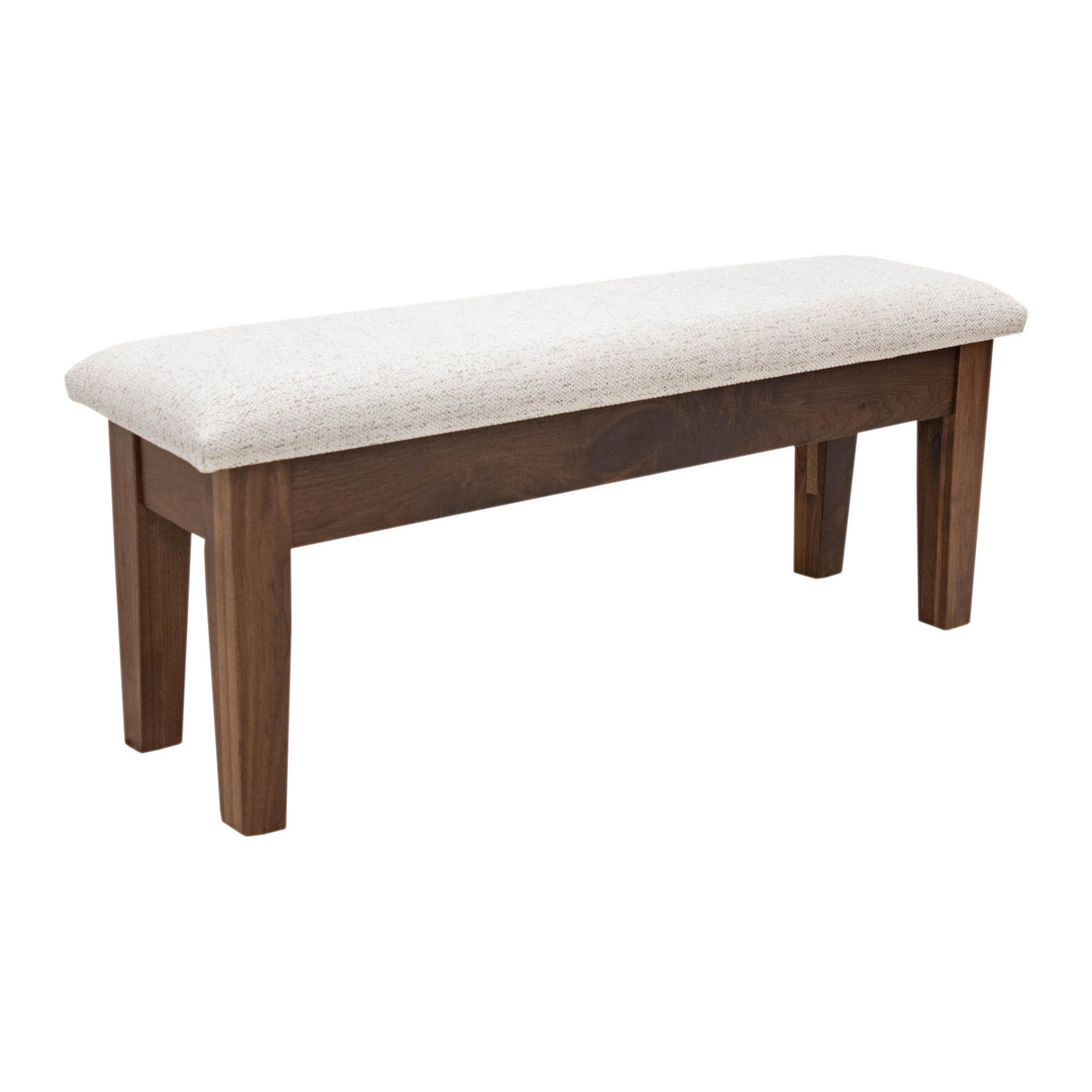 48" Walnut Wood Shaker Heavy Leg Bench | CO-22-63