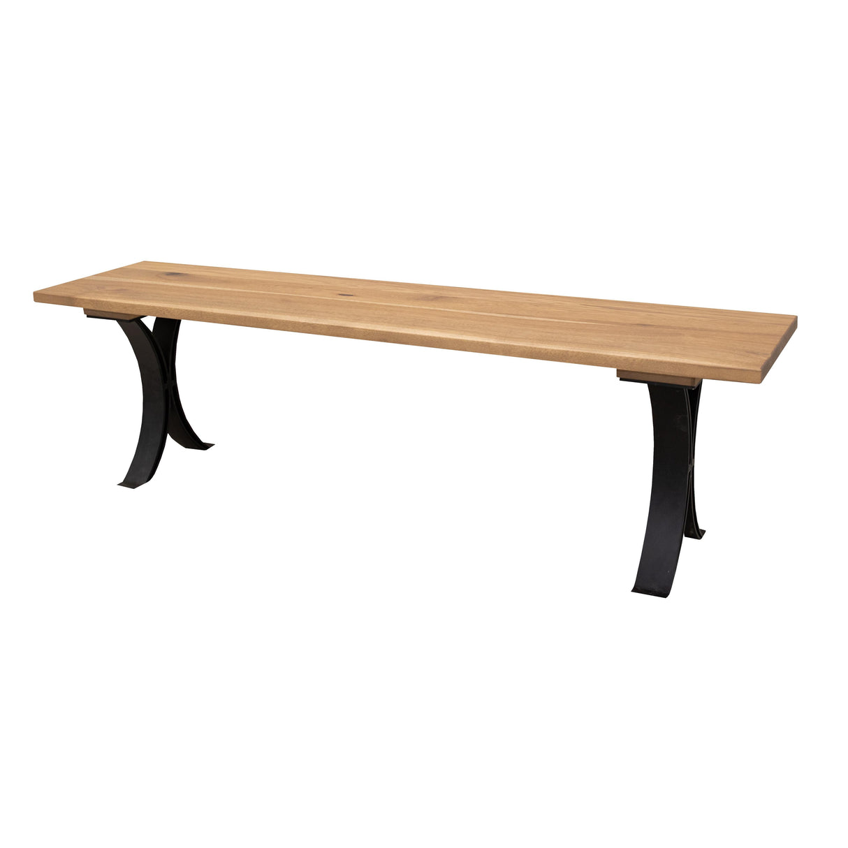 Eclipse Hickory Wood Dining Bench | WB