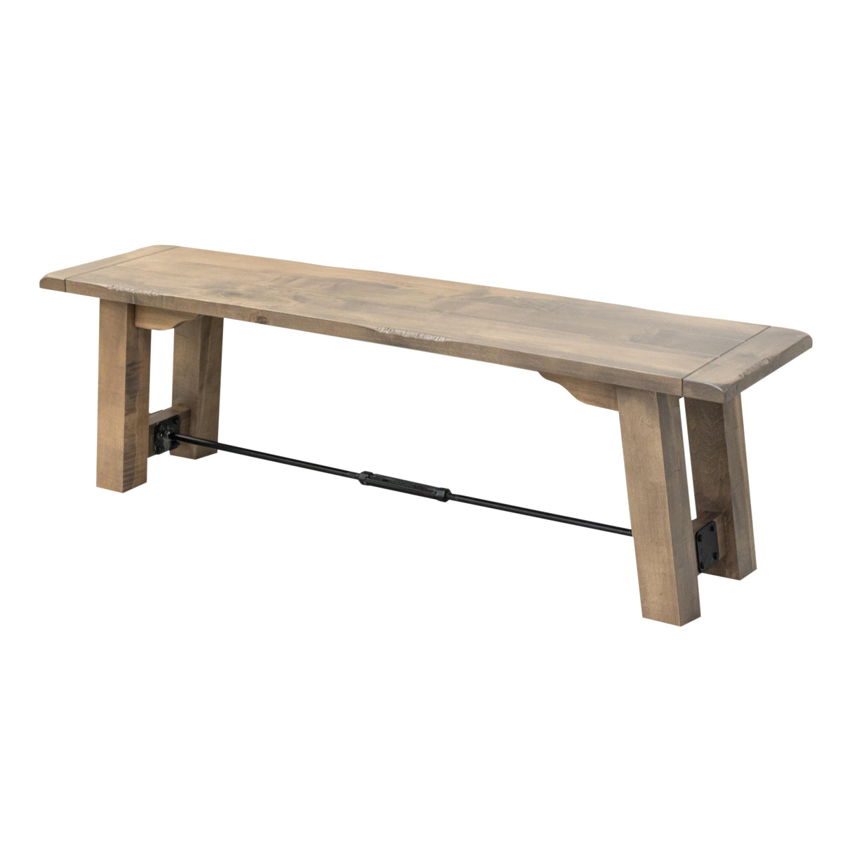 Settler's Trestle Maple Wood Dining Bench | SP