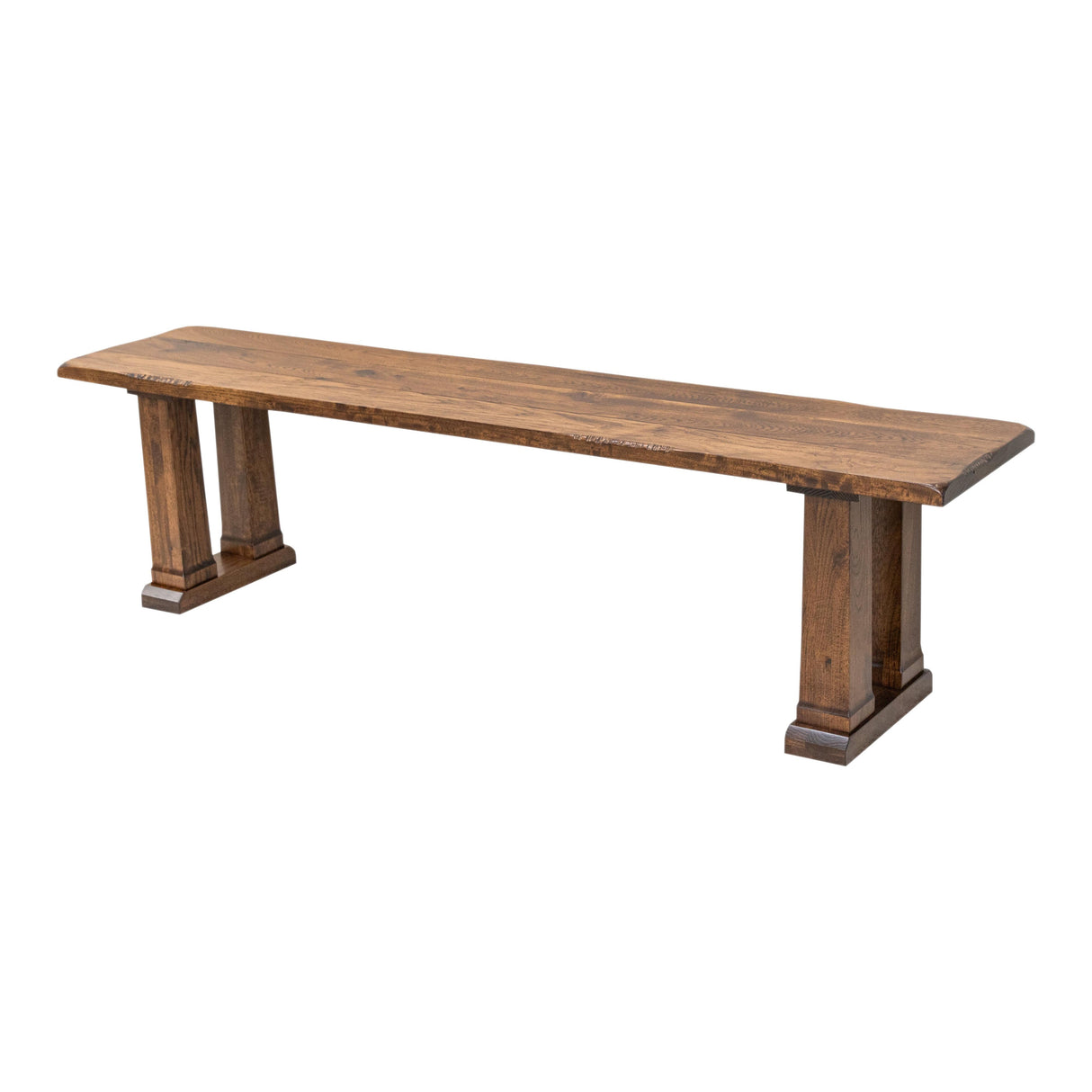 Rowan Hickory Wood Dining Bench | ASB