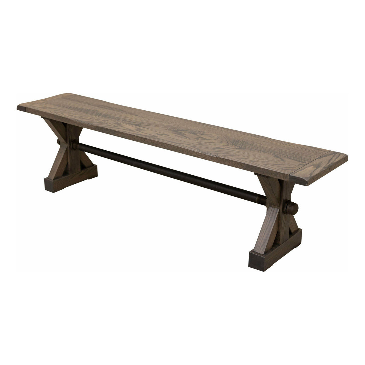 Auburn Oak Wood Dining Bench | AS