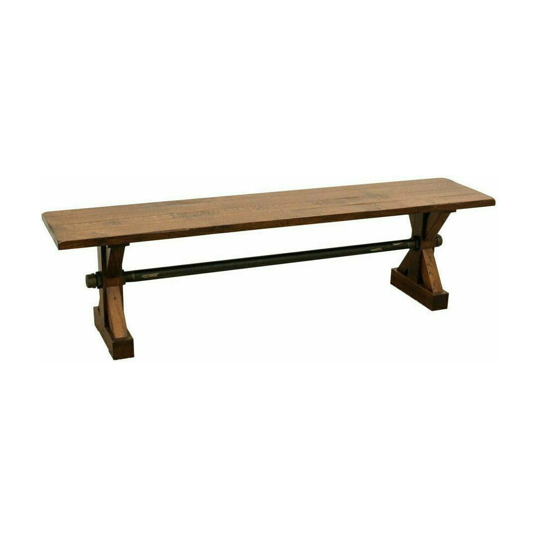 Auburn Quarter Sawn White Oak Wood Dining Bench | GB