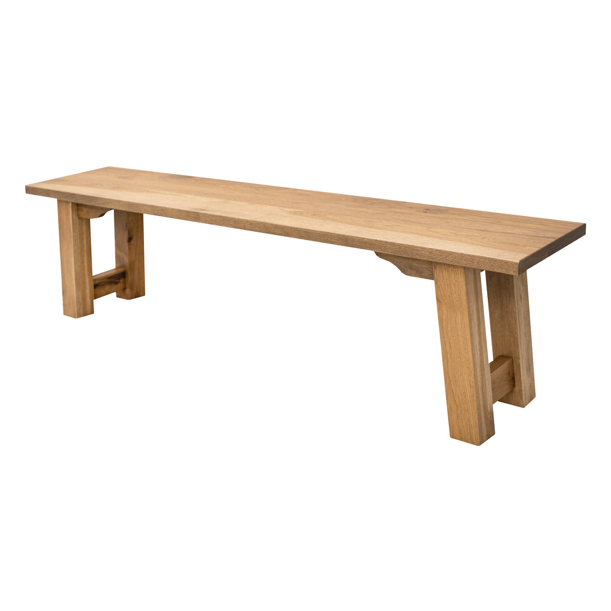 Settler's Hickory Wood Dining Bench | WB