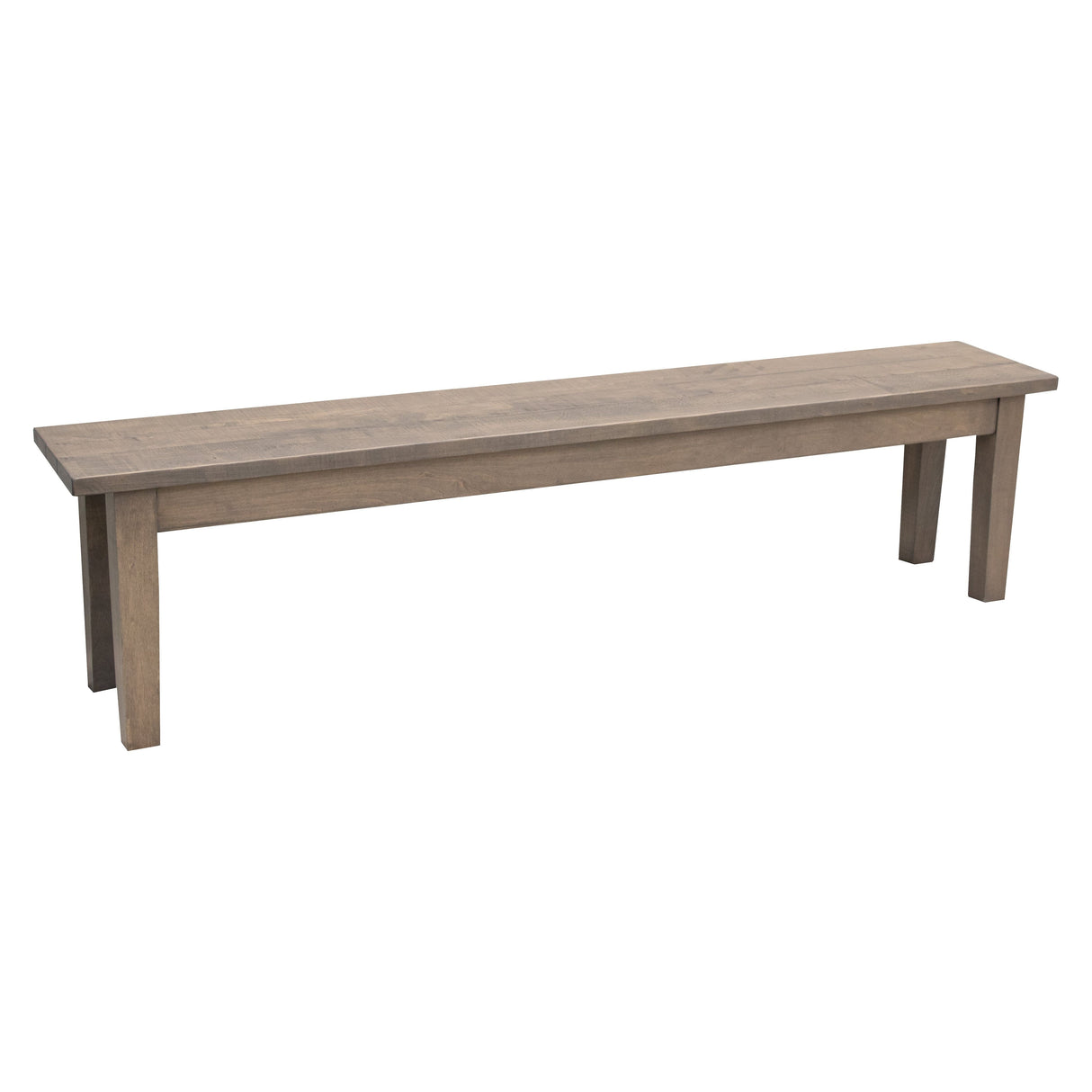 Heavy Shaker Leg Maple Wood Dining Bench | DCD