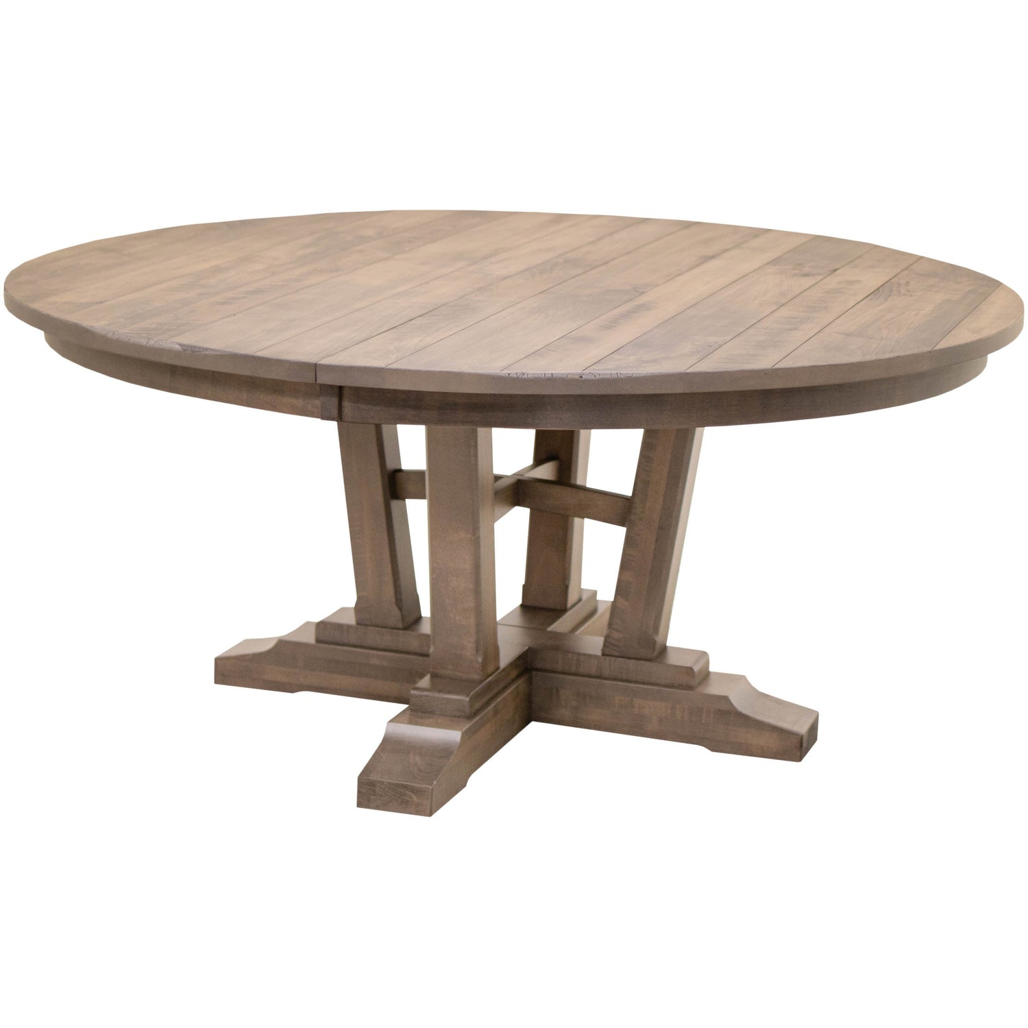 Alberta Maple Wood Round Extending Dining Table | DCD