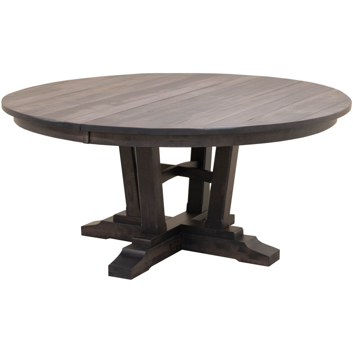 Alberta Maple Wood Round Extending Dining Table | GS