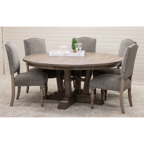 Alberta Maple Wood Round Extending Dining Table | DCD