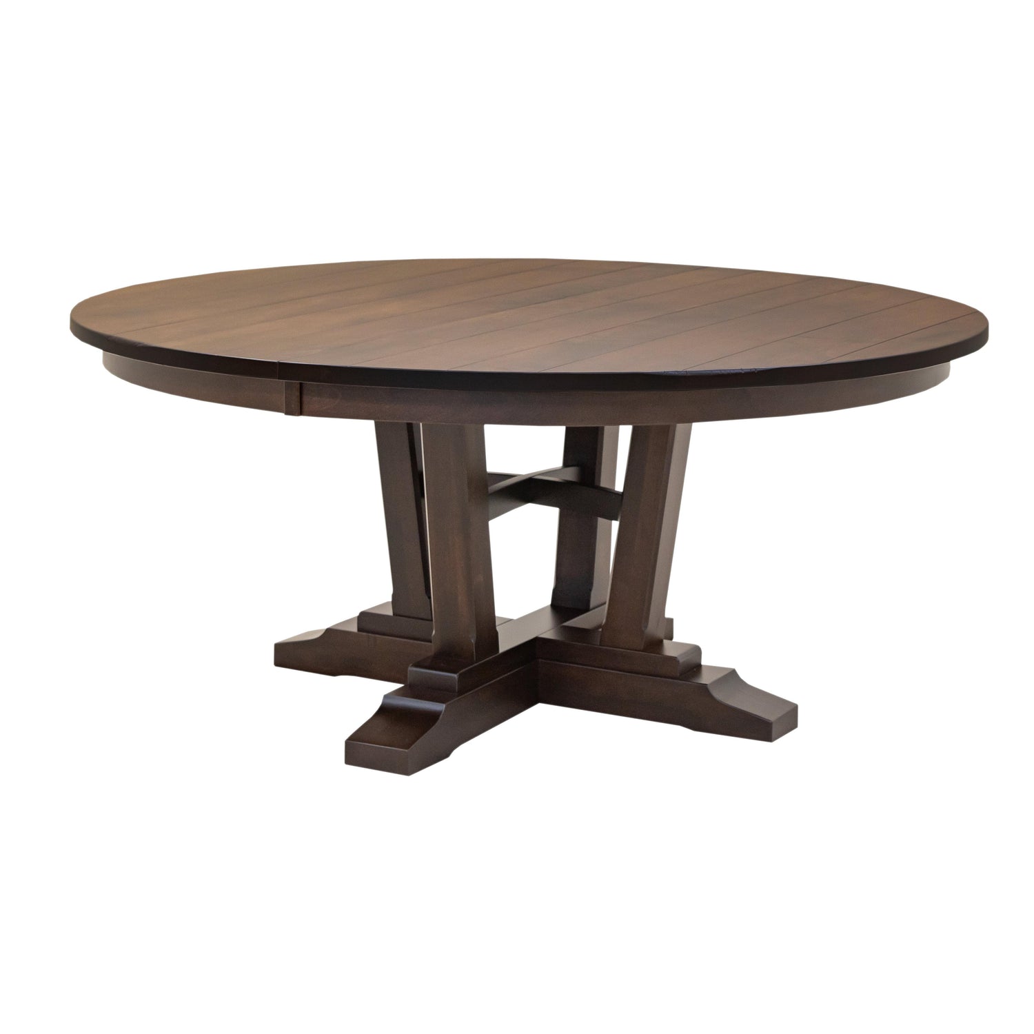 Alberta Maple Wood Round Extending Dining Table | BV