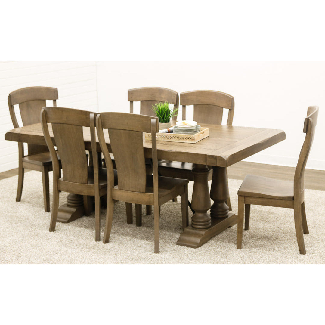 Alexandria Maple Wood Extending Dining Table with Built-Down Top | DCD
