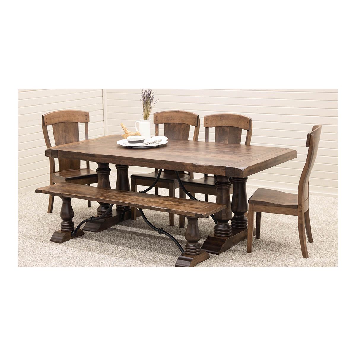 Alexandria Maple Wood Dining Bench | CO