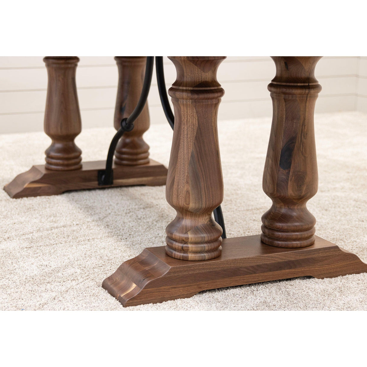 Alexandria Walnut Wood Extending Dining Table | NAT