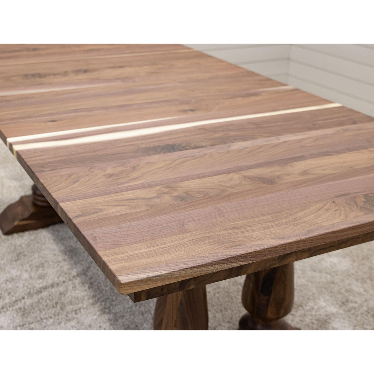 Alexandria Walnut Wood Extending Dining Table | NAT