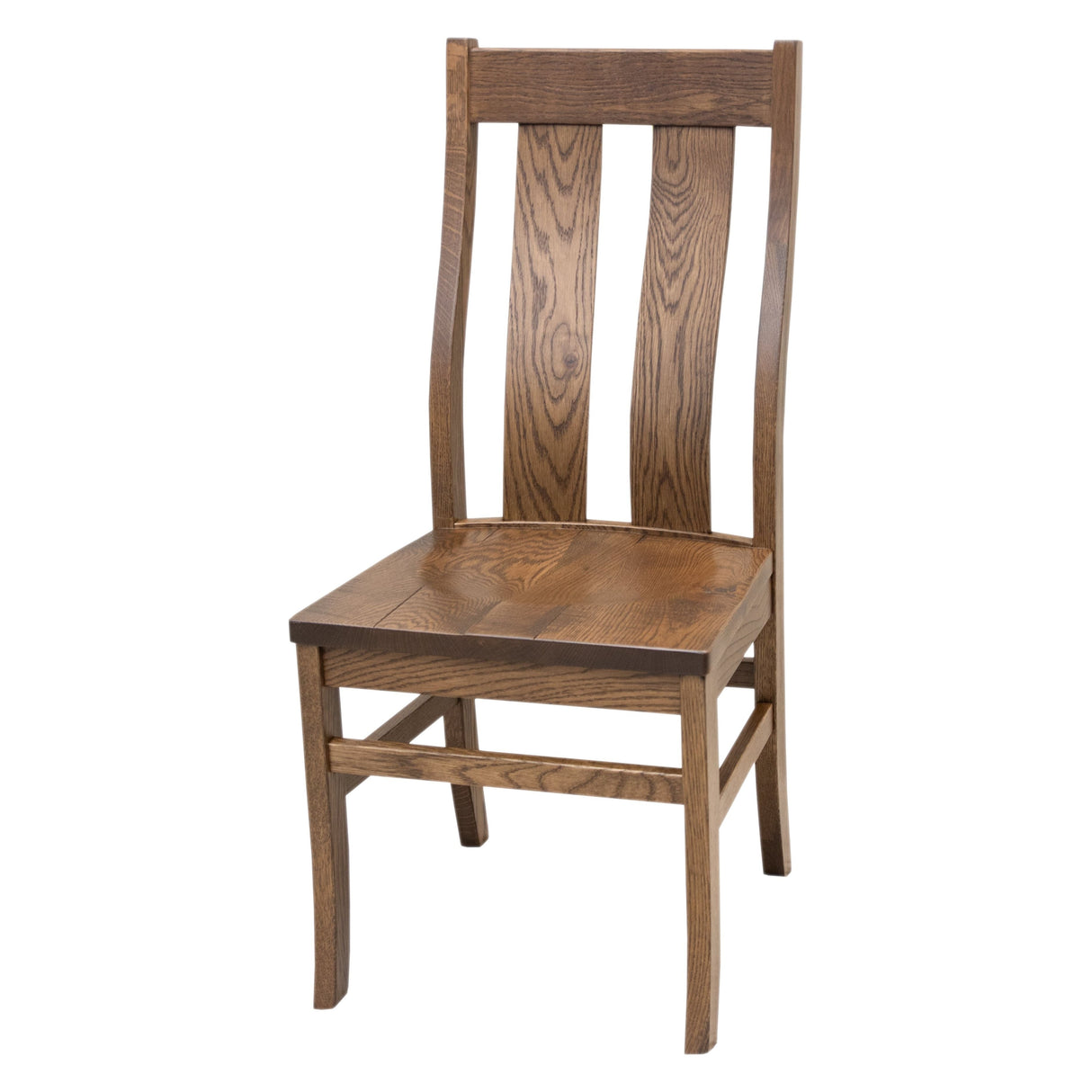 Arlington Straight Top White Oak Wood Side Dining Chair | CO