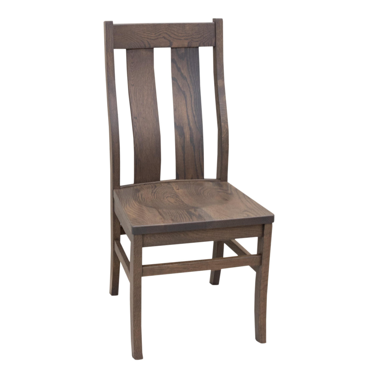 Arlington Straight Top White Oak Wood Side Dining Chair | SB