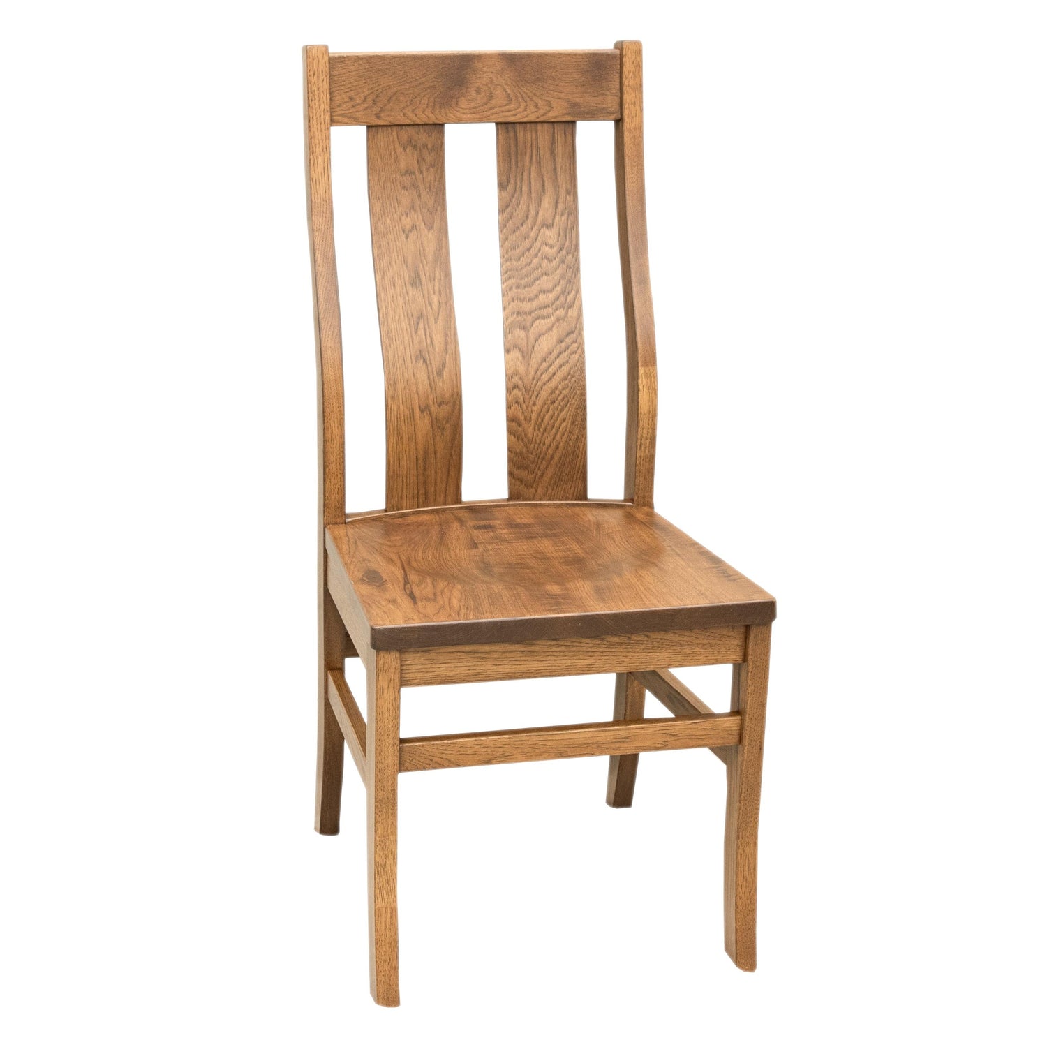 Arlington Straight Top Hickory Wood Side Dining Chair | HC