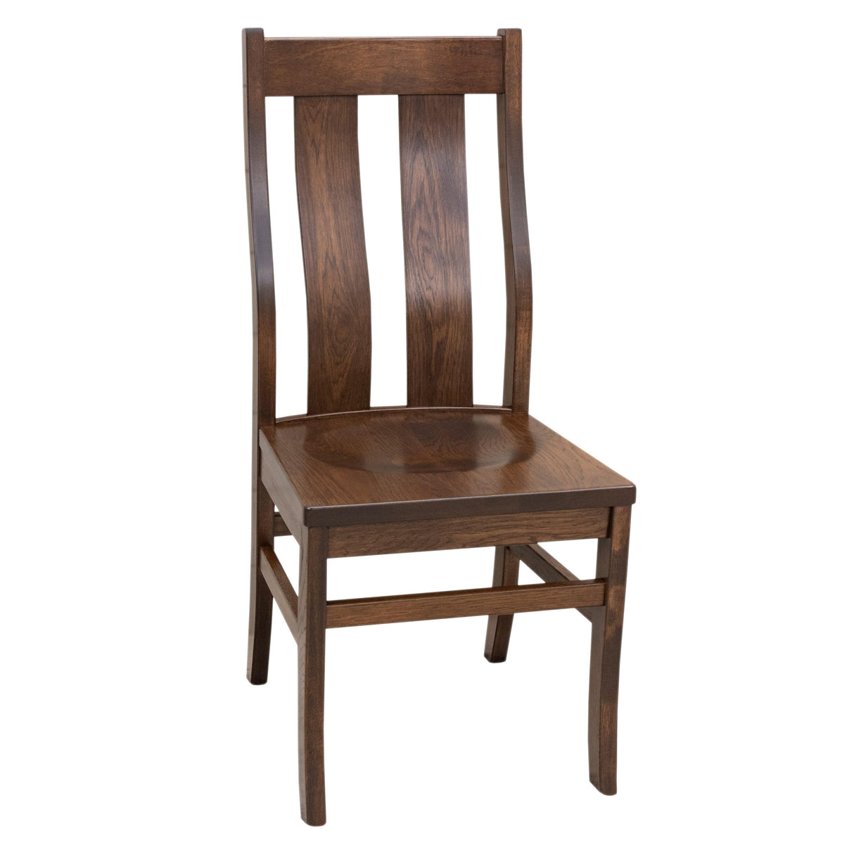 Arlington Straight Top Hickory Wood Side Dining Chair | BV