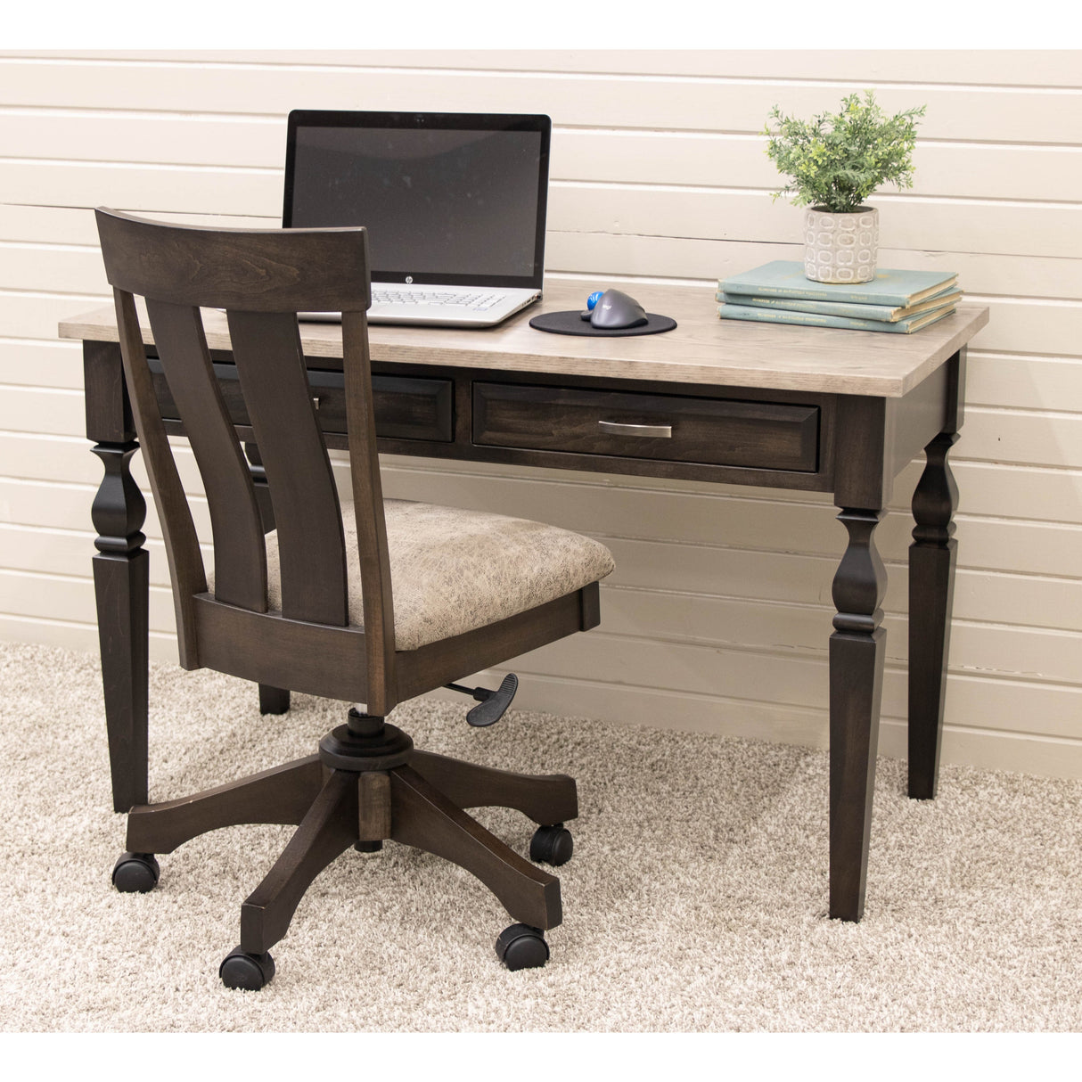 Ashton Black & Wood Writing Desk | M-DK&RWO-GRB