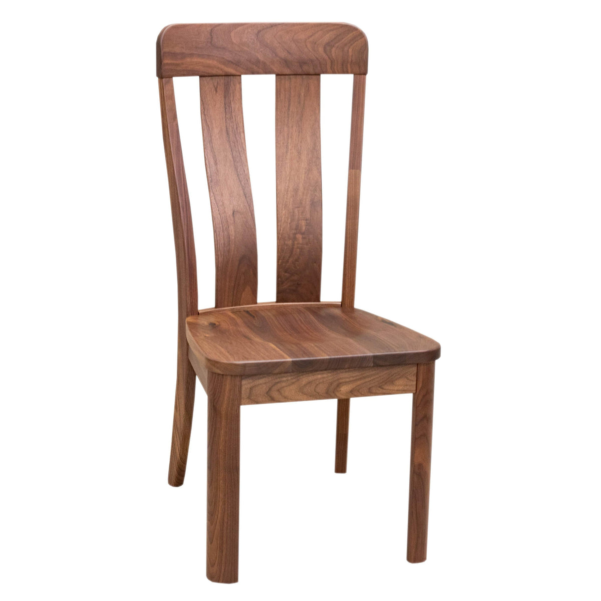 Aspen Walnut Wood Side Dining Chair | NAT