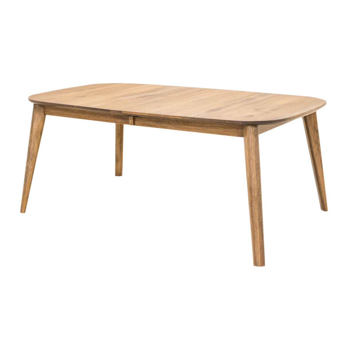 Astoria Mid Century Hickory Wood Extending Dining Table | WB