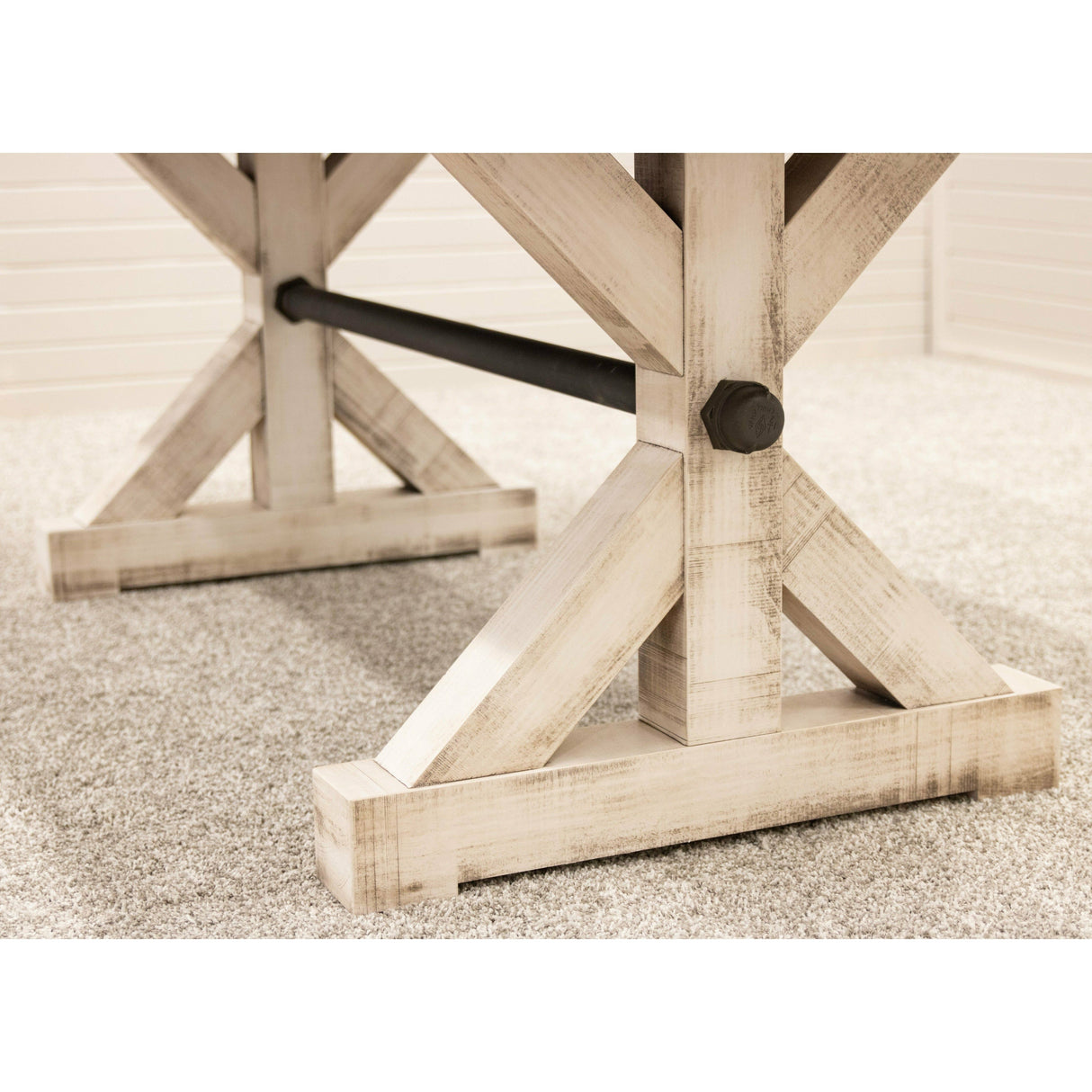 Auburn White & Wood Dining Table | M-CS&RQSWO-CO