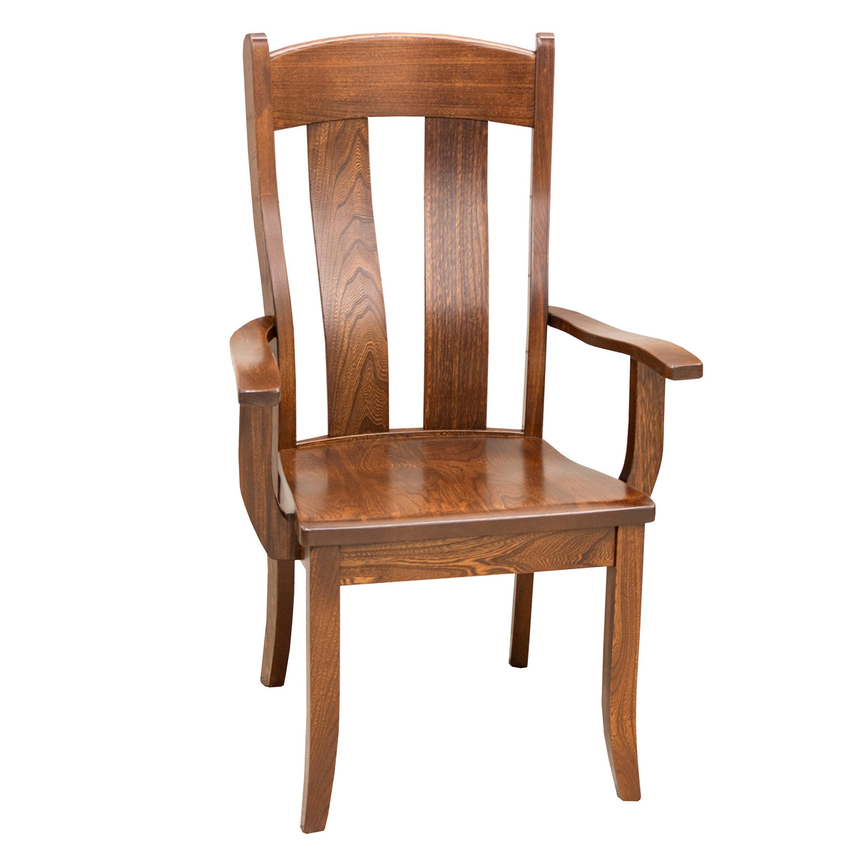 Austin Elm Wood Arm Dining Chair | MC