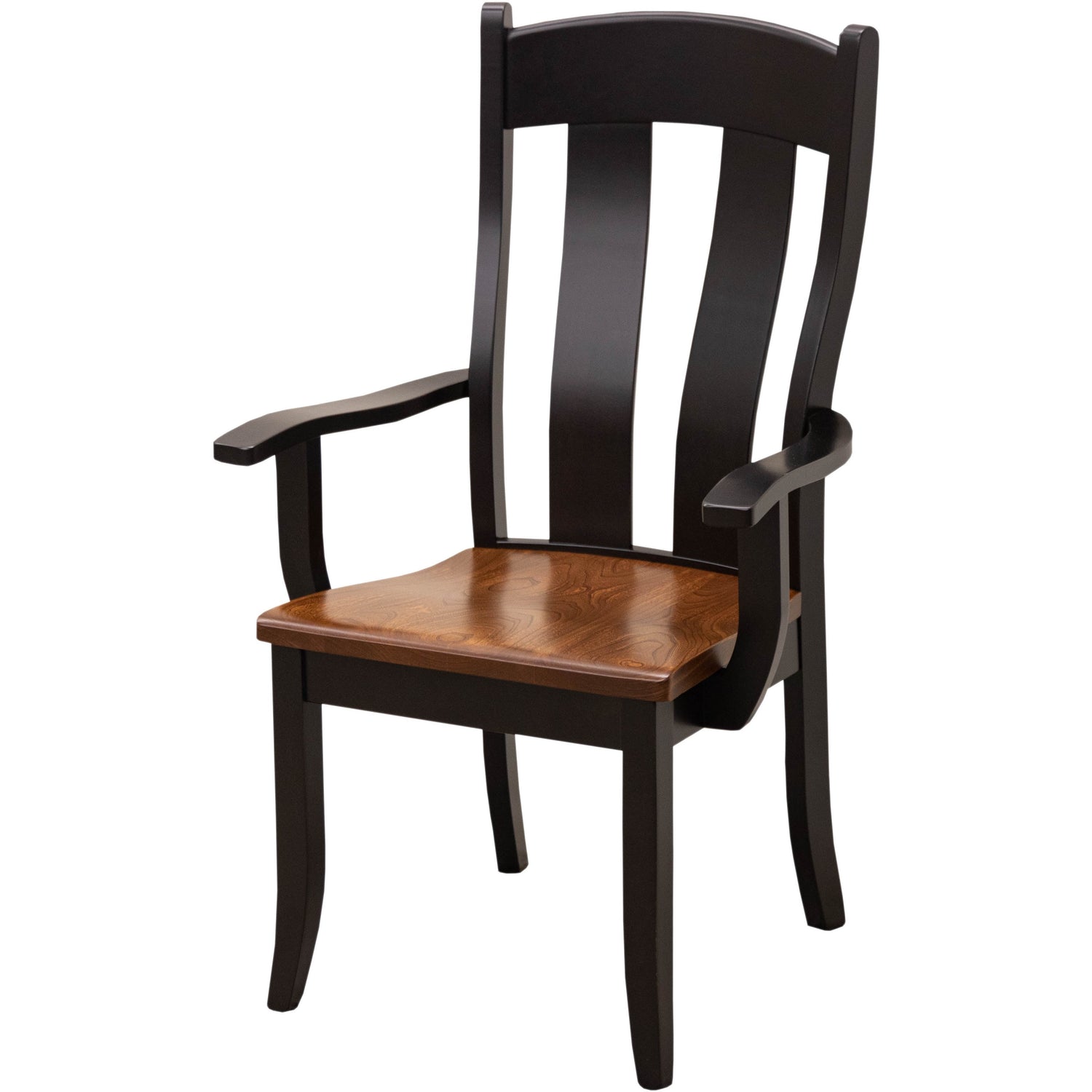 Austin Black & Wood Arm Dining Chair | M-EB&E-MC