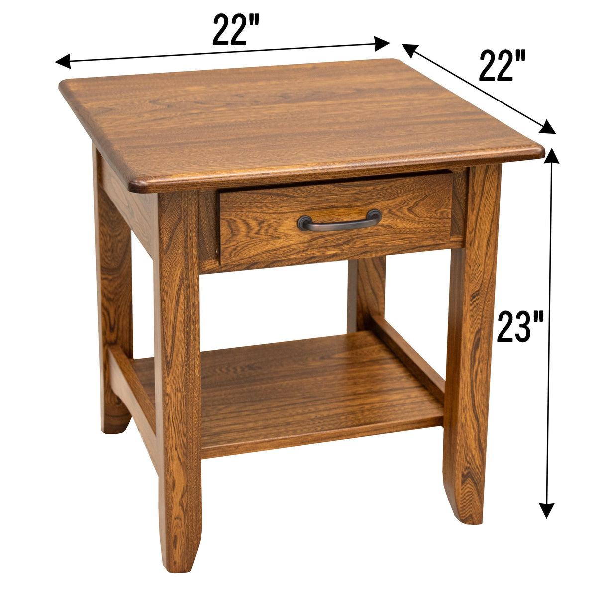 Austin Large Square Open End Table