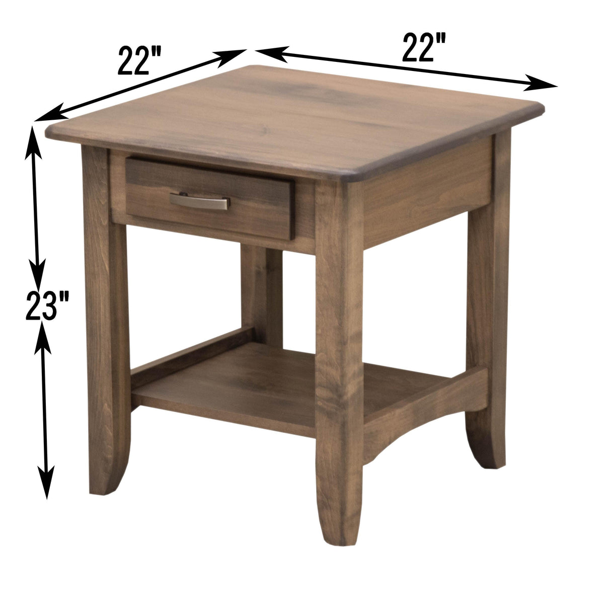 Austin Large Square Open End Table
