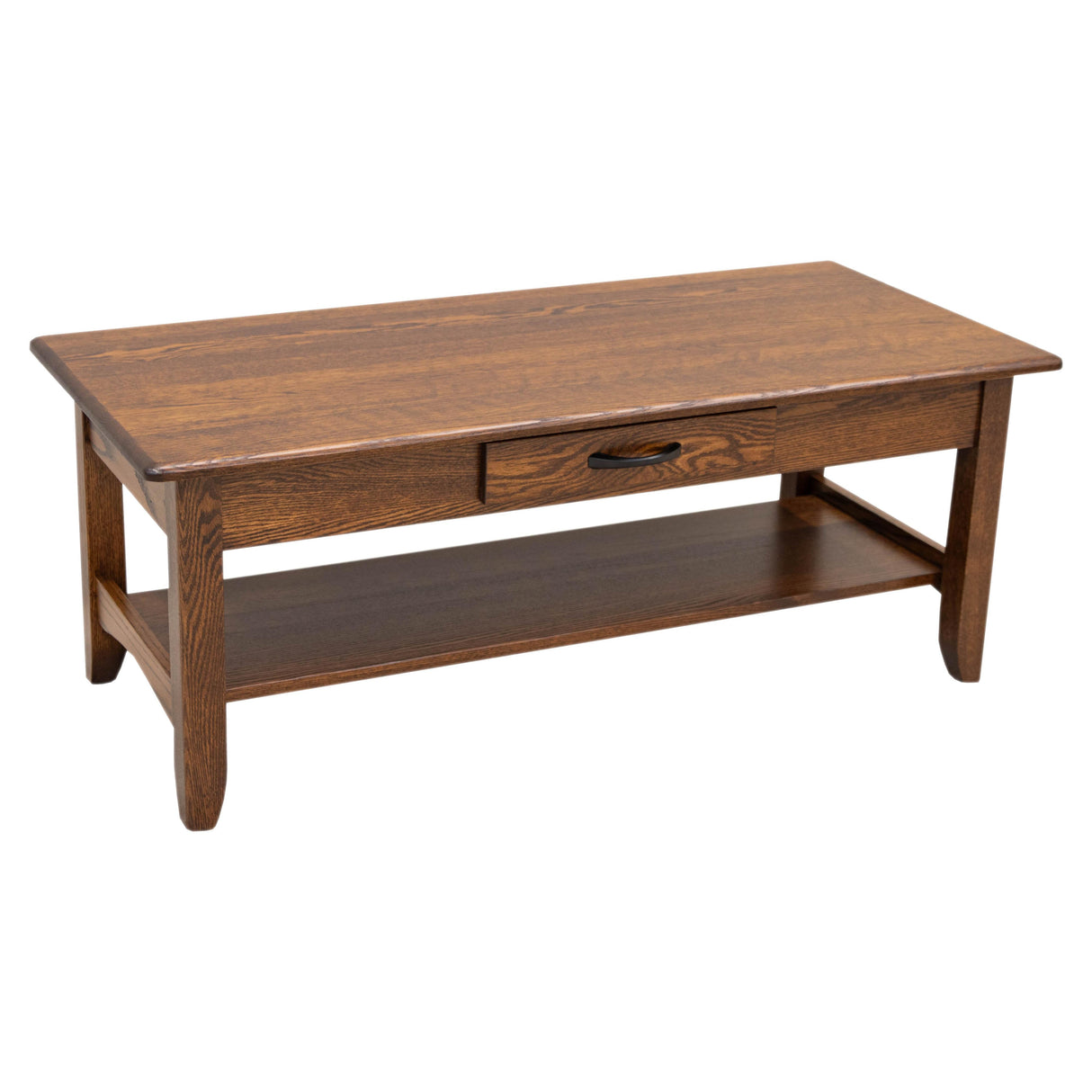 Austin Oak Wood Rectangle Open Coffee Table | ASB